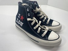 Converse All Stars Chuck Taylor I love London Black Hi Top Women Size 6 Free S/H