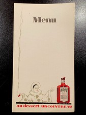 Rare Menu vierge Liqueur