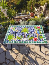 Table basse artisanale en fer