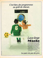 ADVERTISEMENT ADVERTISING 035 1984 MIELE washing machine