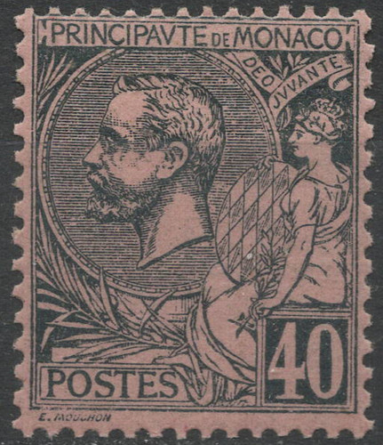 Timbre monaco année 1891 - monaco,
