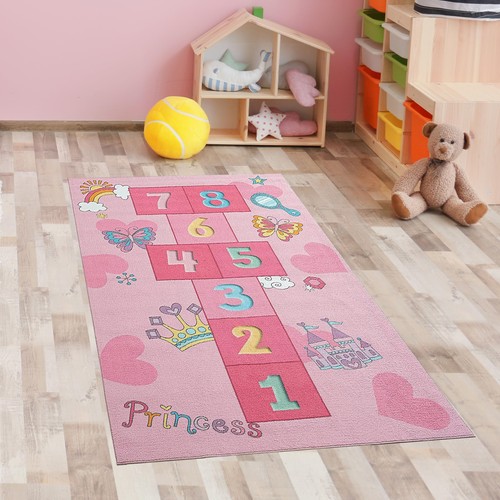 Tapis jeu enfants marelle - jeu,