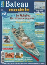 MODEL HS BOAT N°26 PLAN: GAS CUTTER / RICHELIEU / SURCOUF / WINDOW / WINDLASS