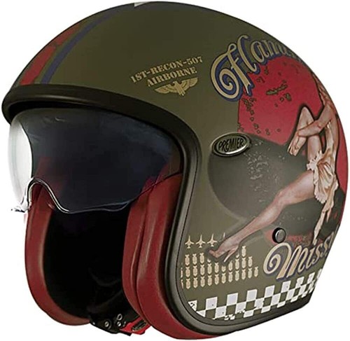 Casque helmet jet vintage - jet,