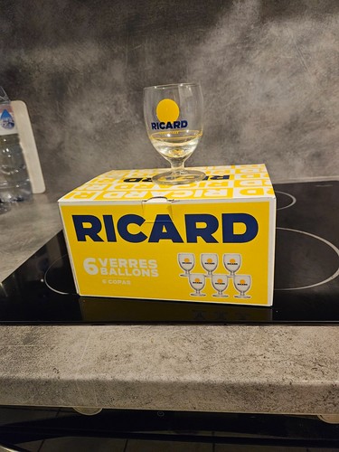 Verres ricard ballon neufs - verres,