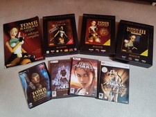 LOT de  7 jeux vidéos PC TOMB RAIDER LARA CROFT