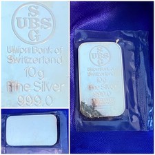 Lingot argent Pur Swiss Bank