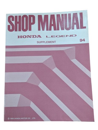 Honda legend supplément 1994 - legend,