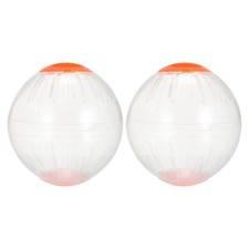 Lot de 2 balles pour hamsters syriens gerbilles (15 cm) - Jouet interactif