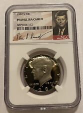 1982 S 50c Kennedy Half Dollar Proof - NGC PF69 Ultra Cameo