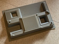 Lego grey plaque for medieval castle