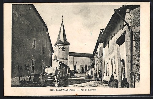 Cpa dagonville meuse rue - dagonville,