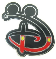 2010 Paris Disneyland New Generation Character Letter D-Mickey Mouse Pin Only