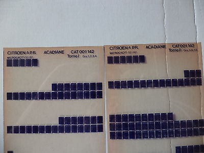 H310 lot 2 microfiche - n°h310,