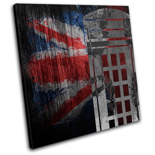 Union jack grunge post box - jack,