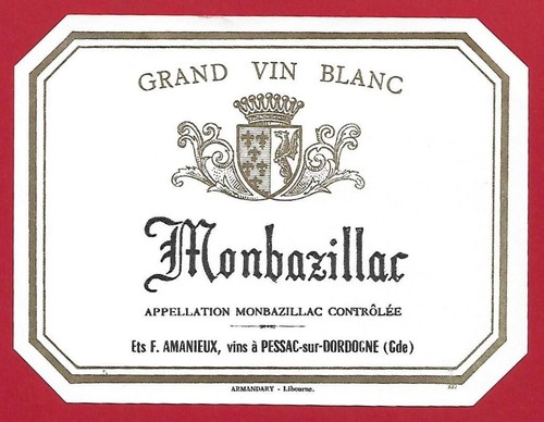 124 etiquette bordeaux - 124-22,