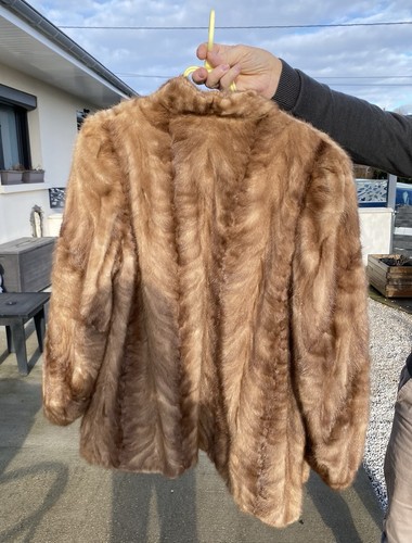 Manteau fourrure vison - manteau,