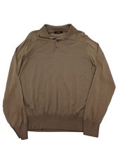 Polo marron Ermenegildo Zegna