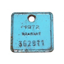 Plaque d'immatriculation de