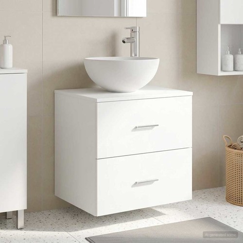 Meuble lavabo mural - , avec
