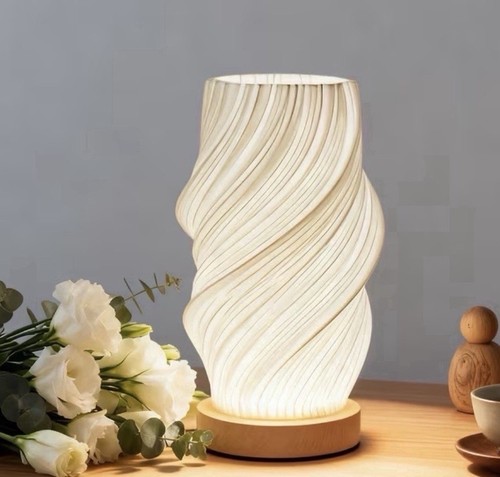 Lampe table led spirale - table,