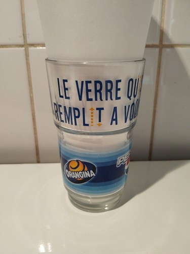 Verre orangina pepsi - orangina/pepsi, "le