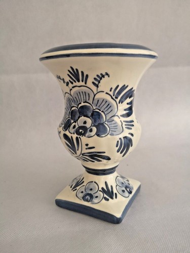 Delft vase sur pied - vase,