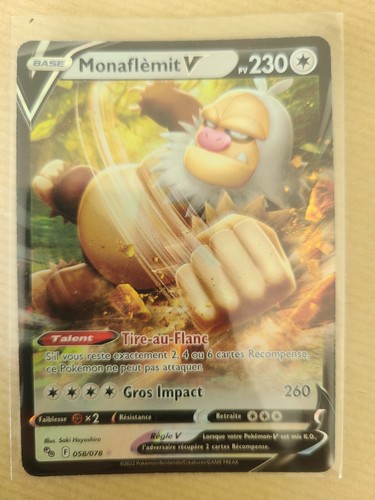 Carte pokémon monaflémit - carte,