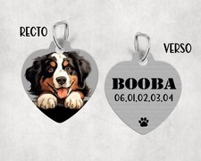 Médaille pour chien Bouvier bernois personnalisable