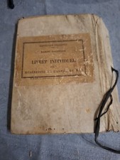 Rare Livret Militaire Poche