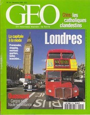 GEO MAGAZINE N° 214 DECEMBRE 1996 - LONDRES - LA CAPITALE A LA MODE - MAG REVUE