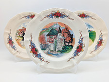 3 Sarreguemines Obernai Salad Dessert Plates 8-1/4" Made in France