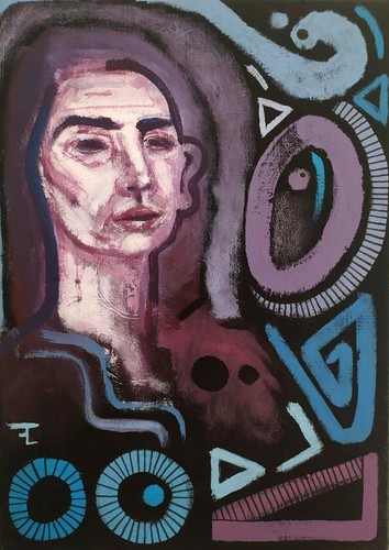 Art contemporain tableau