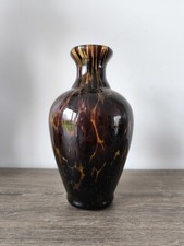 Vase En Verre Soufflé Fumé