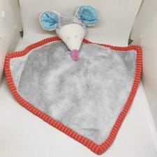 Doudou Plat Souris Grise
