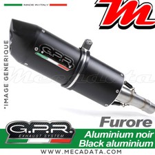 Échappement silencieux GPR FURORE Aluminium noir YAMAHA TRICKER 250 2005