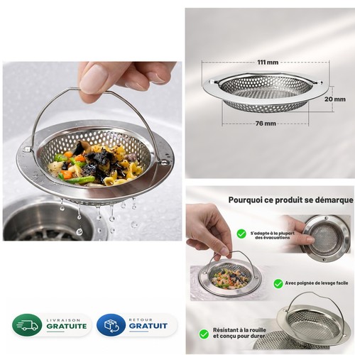 Filtre évier cuisine inox - cuisine,