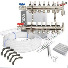 Kit Collecteur plancher chauffant hydraulique nourrice et tube PER Taille - Kit