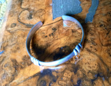 bracelet jonc ouvert en argent