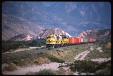 Original Rail Slide - ATSF Santa Fe Railway 5960+ Cajon Pass CA 9-17-1983