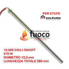 BOUGIE D'ALLUMAGE POÊLE À PELLETS EDILKAMIN ALBA MARREA L.280 D.12,5 - Cod.1037