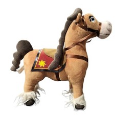 Disney Store TANGLED Adventure RAPUNZEL Brown HORSE Felt FIDELLA Plush 11 - 12"