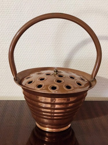 Ancien pique fleurs cuivre - ancien,