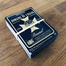 Pomerol 1990 Lot Étiquettes Neuf Château Domaine De L’église Collection Vin