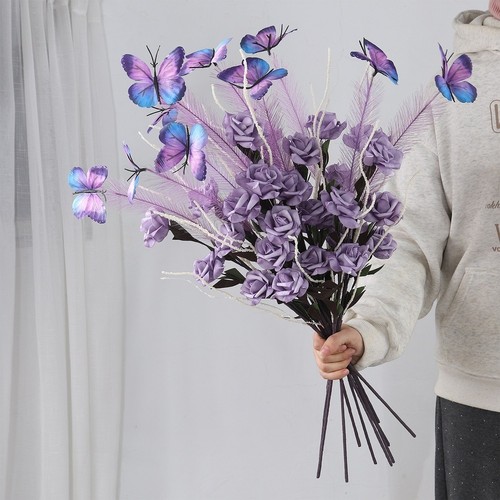 Bouquet fleurs roseau - de,