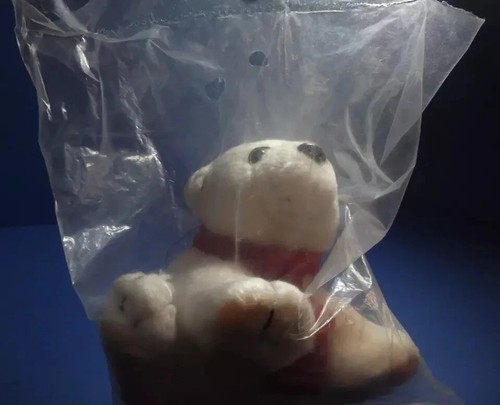 Peluche ours polaire - , en