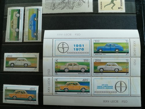 Timbre pologne neuf voiture - neuf,