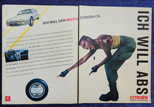Citroen CX GTI, original advertisement from 1985 / 1986 with Grace Jones