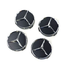4x Mercedes-Benz hub cover lid A2204000125 9283 black matte