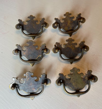 6 poignées tiroirs patinées